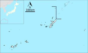 Territory controlled by USCAR 1955–1972.