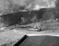 Planes burning on Ford Island during Pearl Harbor attack