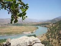 نهر زي، في منطقة زباري، كردستان العراقية.