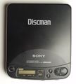 An early Portable CD player, a Sony Discman model D121