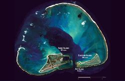 Satellite image of Midway Atoll