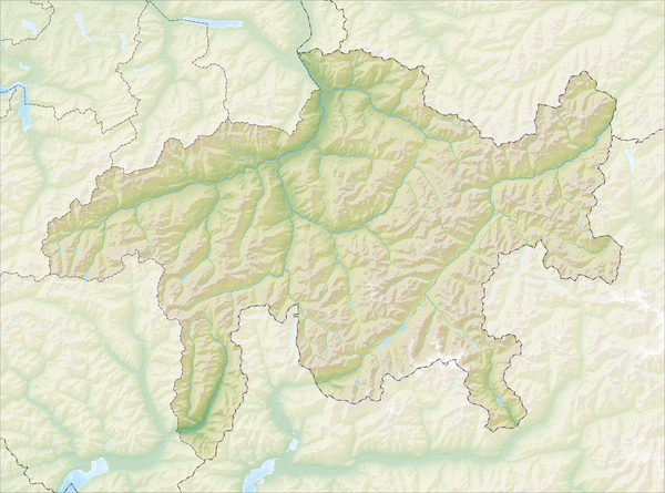 Location map/data/Canton of Grisons is located in Canton of Grisons