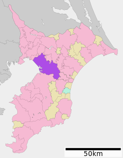 Location of Chiba in محافظة تشيبا