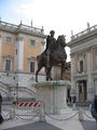 Marcus Aurelius statue on Piazza del Campidoglio, Rome