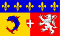 علم Rhône-Alpes