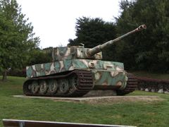The Vimoutiers Tiger tank in Vimoutiers in Normandy, France