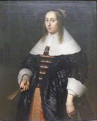 Woman in Black Atlas Robe, 1649. Munich, Alte Pinakothek.