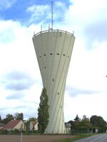 The Essarts-le-Roi water tower, France.