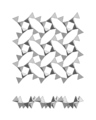 Phyllosilicate, single net of tetrahedra with 4-membered rings, apophyllite-(KF)-apophyllite-(KOH) series