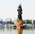 Shiva Statue @ Sur Sagar Lake, Vadodara.JPG
