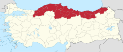 منطقة البحر المتوسط Black Sea Regionموقع