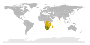 SADC-only (yellow) and SADC+SACU members
