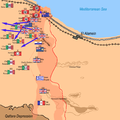 Allied forces break through: 7am 4 November; Trento, Bologna and Ariete Divisions destroyed- Axis forces flee