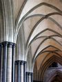 Salisbury Cathedral interior.