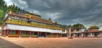 Rumtek Monastery in Sikkim was built under the direction of Changchub Dorje, 12th Karmapa Lama in the mid-1700s.[16]