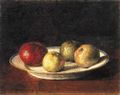 A Plate of Apples, 1861