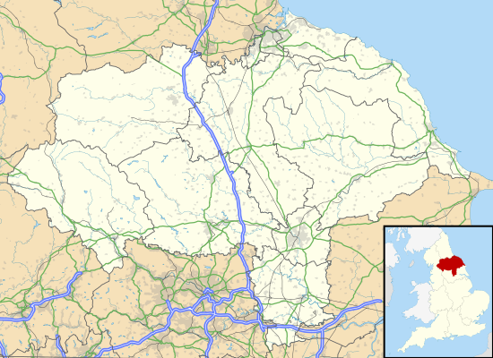 North Yorkshire is in Northern England