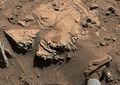 "Windjana" sandstone on Mars - as viewed by the Curiosity rover (Kimberley; April 23, 2014; context).