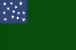 Flag of the Green Mountain Boys, the Vermont Republic (1777–1791), and the state of Vermont (1791–1804)
