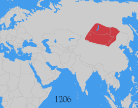 خريطة متحركة توضح الغزوات والفتوحات المنغولية