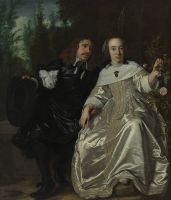 Abraham del Court and his wife Maria de Kaersgieter, 1654. Rotterdam, Museum Boijmans Van Beuningen.
