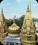 The Kashi Vishwanath Temple was destroyed by the army of Delhi Sultan Qutb ud-Din Aibak.[149]