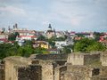 Downtown Suceava, as seen from the medieval Seat Fortress (August, 2009