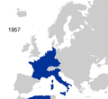 توسع الاتحاد الاوروپي ما بين 1958 و2007