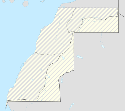 Location map Western Sahara