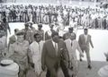 اجتماع الرئيس عبد الناصر والفريق جمال الفيصل لدعم ثورة ١٤ تموز بالعراق عام ١٩٥٨