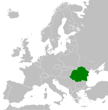 The Kingdom of Romania in 1939.