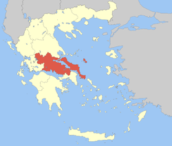 وسط اليونان Central Greeceموقع