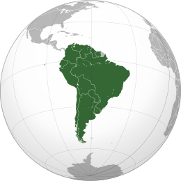 الدول الأعضاء في اتحاد أمم أمريكا الجنوبية.