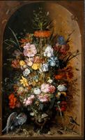 Roelant Savery (1576-1639), Still life (1624), with 44 different species of animals and 63 species of flowers.[3]
