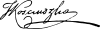 Tadeusz Kościuszko's signature.svg