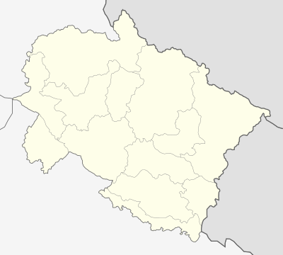 Location map India Uttarakhand