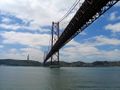25 de Abril Bridge in Lisbon, Portugal