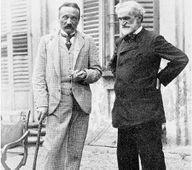 Boito and Verdi working together at Sant'Agata in 1893