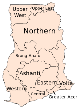 Clickable Regions of Ghana.svg