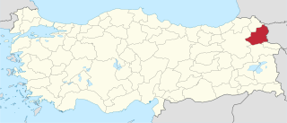 موقع محافظة قارص في تركيا