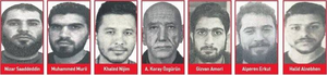 صور موزَّعة على وسائل الإعلام التركي لعملاء الموساد السبعة الموقوفين