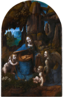 Leonardo da Vinci - Virgin of the Rocks (National Gallery London).png