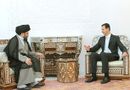بشار الأسد في لقاءه مع مقتدى الصدر، بيروت، يوليو، 2010.