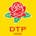 Flag of the Democratic Society Party (DTP)