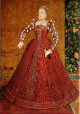 The young Queen Elizabeth I (here in about 1563)