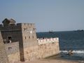 The Old Dragon Head, the eastern end of the Great Wall where it meets the sea in the vicinity of Shanhaiguan