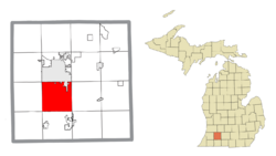 Location within Kalamazoo County