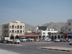 Central square of Khasab