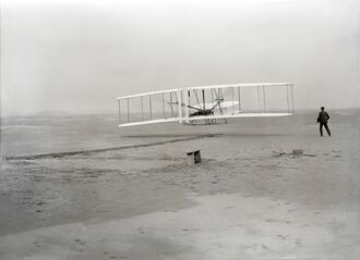 Wright brothers' first flight